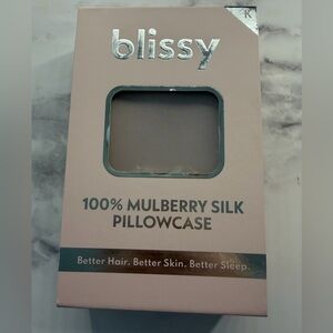 Bliss Blush Pink Silk Pillowcase- King